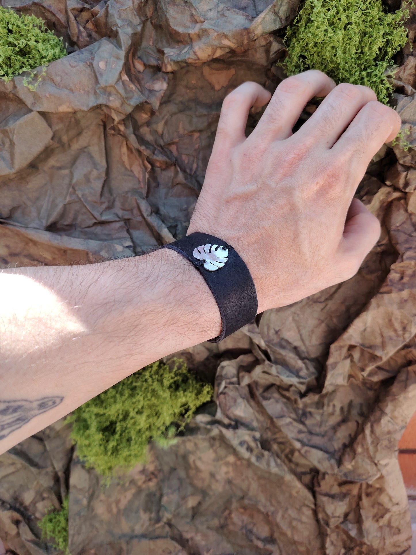BRACCIALE POLSINO IN PELLE