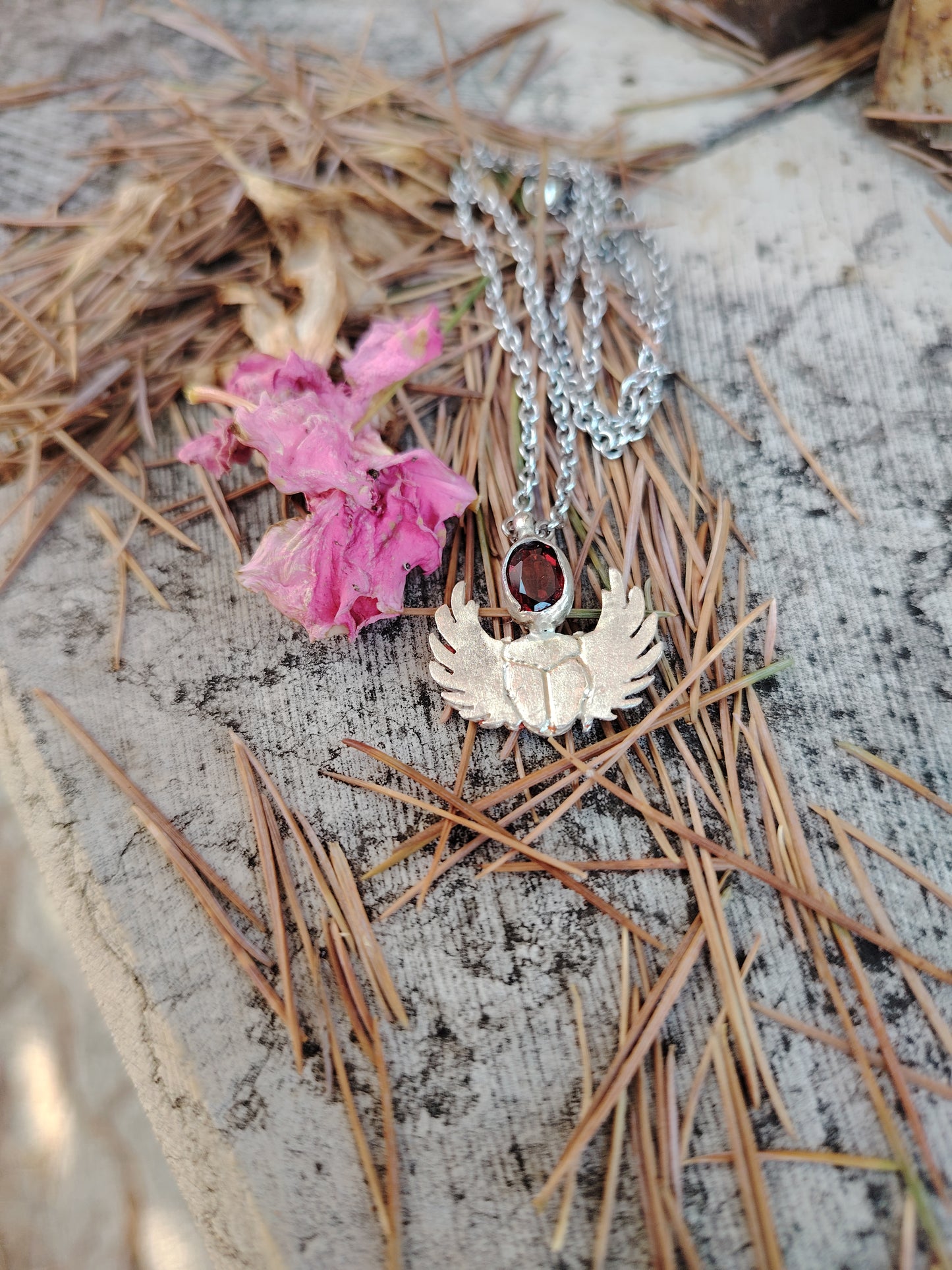COLLANA SCARABEO ALATO