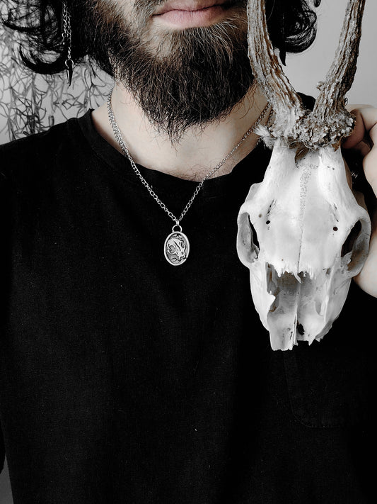 COLLANA  CAT SKULL